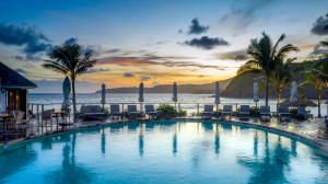 The pool at Hotel Panapany on St. Barth