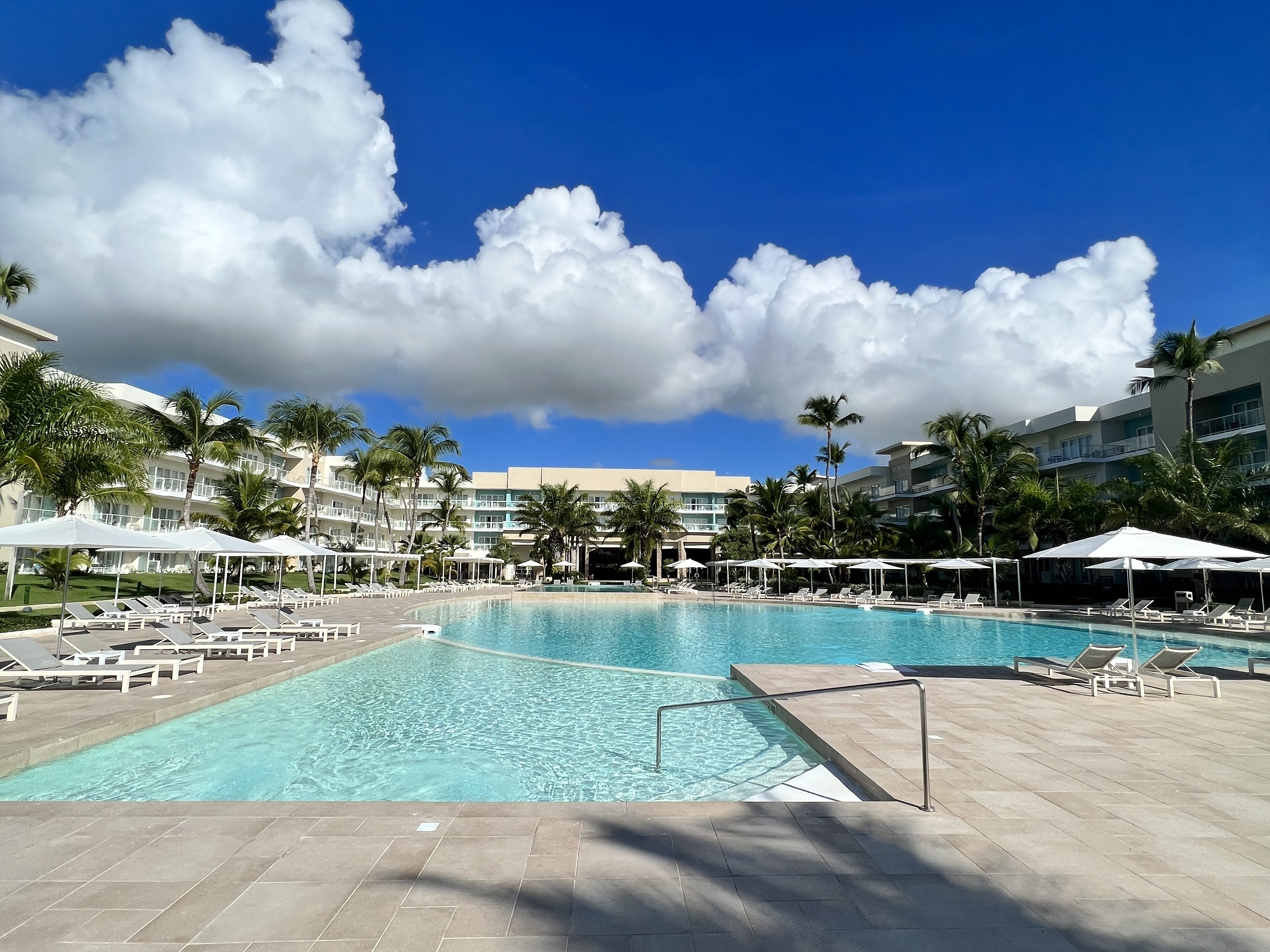 The pool and property at Westin Punta Cana in the Dominican Republic.